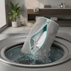 GENERICO - Bolsa Funda Malla Lavar Zapatos Tenis Calzado en Lavadora Ideal Para Artículos Delicados