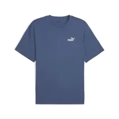 PUMA - Tshirt Ess Relaxed Small No 1 Logo Tee Azul Para Hombre