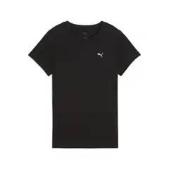 PUMA - Tshirt Original Essential Elevated Tee Negro Para Mujer