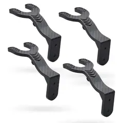 INNOVA - Soporte Para Casco X4 De Moto Pared Innovo+ Organizador Negro