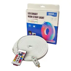 GENERICO - Tira De Cinta Luz Led Rgb Neon Ritmica Usb 5 Metros IP67