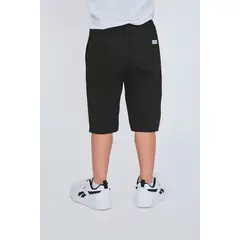 BALLESTA KIDS - BERMUDA DE DRIL NIÑO NEGRO