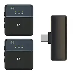 AMERICAN GENERICS - Micrófono Solapa Doble SX8 Entrada tipo C