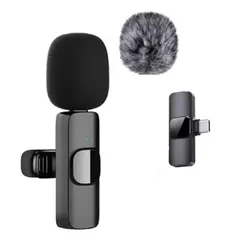 AMERICAN GENERICS - Micrófono Solapa Sencillo K9 Tipo C + Peluche