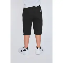 GENERICO - BERMUDA DE DRIL NIÑO NEGRO