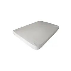 CARESTINO - Protector impermeable Para Cuna Corral de 70x104cm Blanco