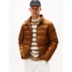 TOMMY HILFIGER - Chaqueta café repelente al agua Tommy Jeans