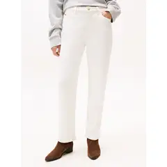 TOMMY HILFIGER - Jeans blanco clásico de corte recto