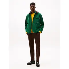 TOMMY HILFIGER - Pantalón marrón chino Harlem de sarga con pierna cónica