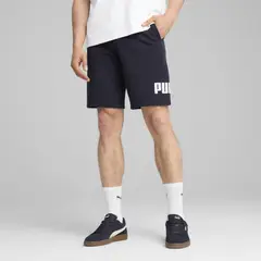 PUMA - Short Original Essential Big No 1 Logo Azul Para Hombre