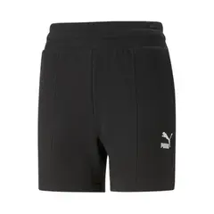 PUMA - Pantaloneta Deportiva Original Clasica Negro Para Mujer