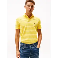 TOMMY HILFIGER - Polo amarillo 1985 de corte regular