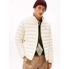 TOMMY HILFIGER - Chaqueta blanca plegable repelente al agua