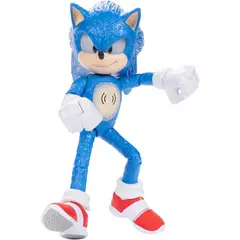 MOOSE TOYS - Figura Articulada Sonic 30cm Con Sonidos Y Luz Jakks