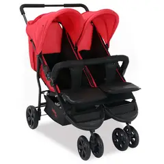 ASALVO - SILLA DE PASEO DOBLE DINAMIC ROJO