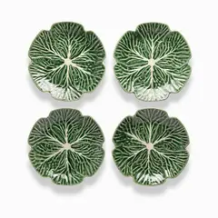 AMBIENTE GOURMET - Plato mediano Huerto Verde 188cm set x4