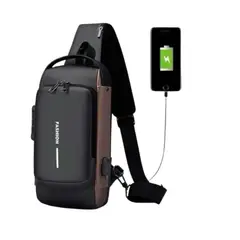 GENERICO - Canguro Antirrobo Impermeable Con USB