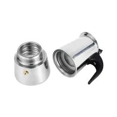 GENERICO - Cafetera Italiana Espresso Moka Moderna Acero 6 Tazas para Cocina