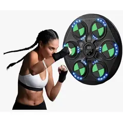 GENERICO - Maquina de boxeo inteligente con música bluetooth luces led y guantes