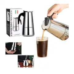 GENERICO - Cafetera Profesional 12 Tazas Compacta Acero Inoxidable Facil Uso para Hogar