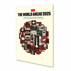 PRINTKING - Póster The Economist - The World Ahead 2025 Afiche Impresión Fotográfica