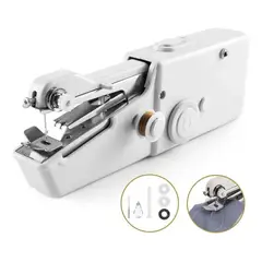GENERICO - Mini Máquina Coser Eléctrica Mano Inalámbrica Portatil