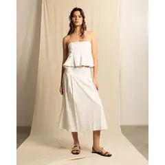 SEVEN SEVEN - Falda Para Mujer Medio Color Crudo Marca #28140989