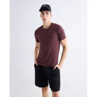 SEVEN SEVEN - Camiseta Fluida Tejida Para Hombre Vino