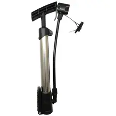 GENERICO - Bomba De Aire Portátil Manual Para Bicicleta Y Balones Plateado