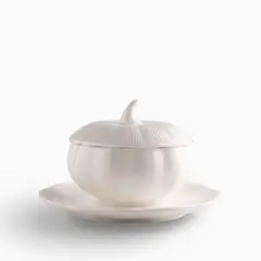 AMBIENTE GOURMET - Tazón con tapa y platico 350ml Pumpkin