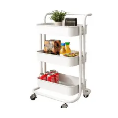 AMERICAN GENERICS - Carrito Utilitario Rodante de 4 Niveles