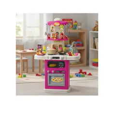 INFANTILES CAJUROMIX - Set De Cocina Moderna Infantil Luz Y Sonido