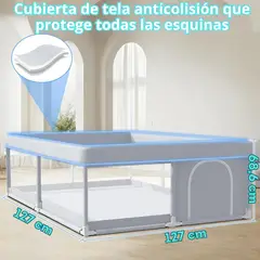 GENERICO - Corral para bebés con pelotas y sujetadores