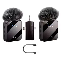 GENERICO - MICRÓFONOS SOLAPA INALÁMBRICO X2