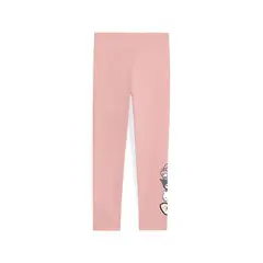 PUMA - Pantalon Leggings Marca Original Hello Kitty Rosa Niños