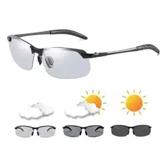 BOUN - Gafas Sol Fotocromáticas Uv400 Polarizadas Para Conducir Unisex