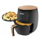 GENERICO - Freidora Air Cooker Negro 8 Litros Multifuncional para Hogar