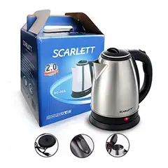 SCARLETT - Hervidor Electrico Original Agua Tetera Cafetera Automatica 2Lts 800W