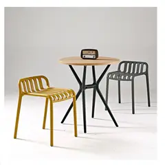 GENERICO - Mesa Auxiliar Moderna Minimalista Plastico Funcional para Hogar