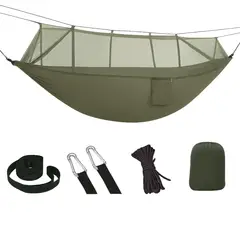 TECH - Hamaca Tactica Nomad Camping 2.5 M Portatil Resistente Funda