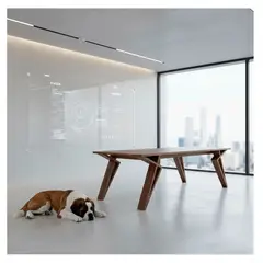 22 GRADOS DECORACION - Mesa de Comedor Zeta en Roble 180cm x 80cm