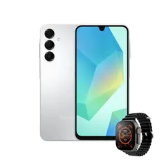 SAMSUNG - Celular Galaxy A16 128GB 4GB - PLATEADO + Smartwatch