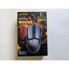 GENERICO - Mouse Gamer K80 con ajuste dpi led alambrico