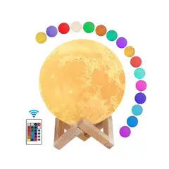 GENERICO - Lámpara de luna - Luz nocturna de luna 3D