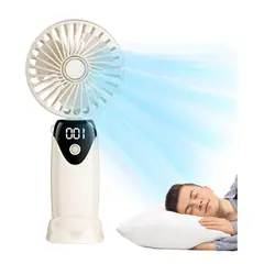 GENERICO - Mini Ventilador Portátil con Pantalla LED Inteligente
