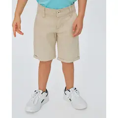 GENERICO - BERMUDA DE DRIL NIÑO BEIGE