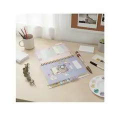INFANTILES CAJUROMIX - Libreta Agenda Rayada Capibara 84 Hojas