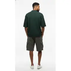 BELIFE - Bermuda cargo gris para hombre