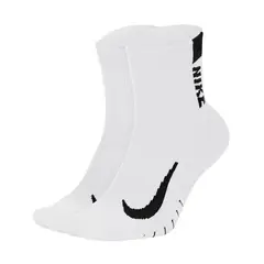 NIKE - Medias Hombre running Multiplier Blanco