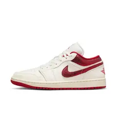 JORDAN - Tenis Mujer Lifestyle Air 1 Low SE BlancoRojo